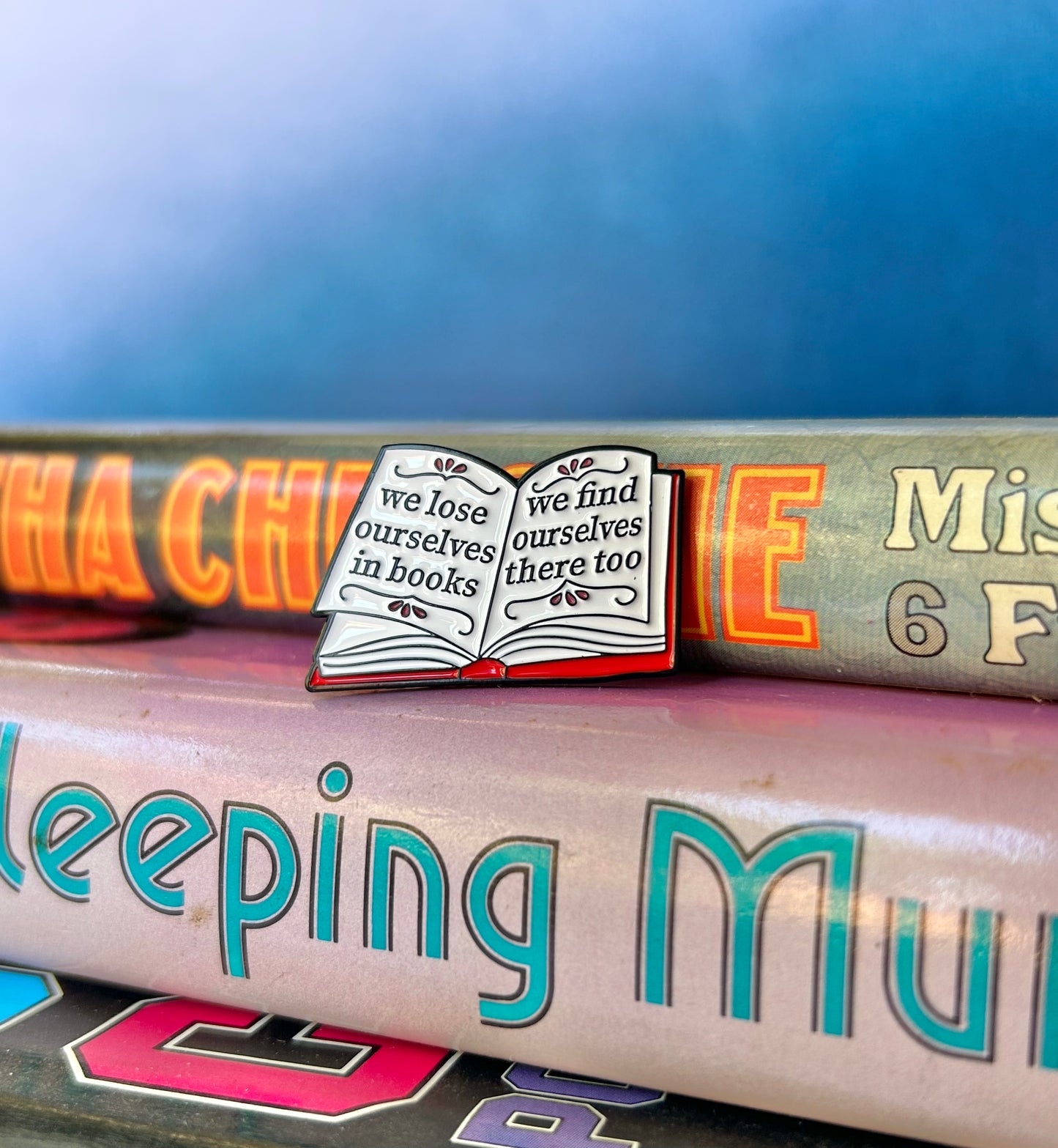 We Lose Ourselves Enamel Pin: For the Readers Who Escape into Stories