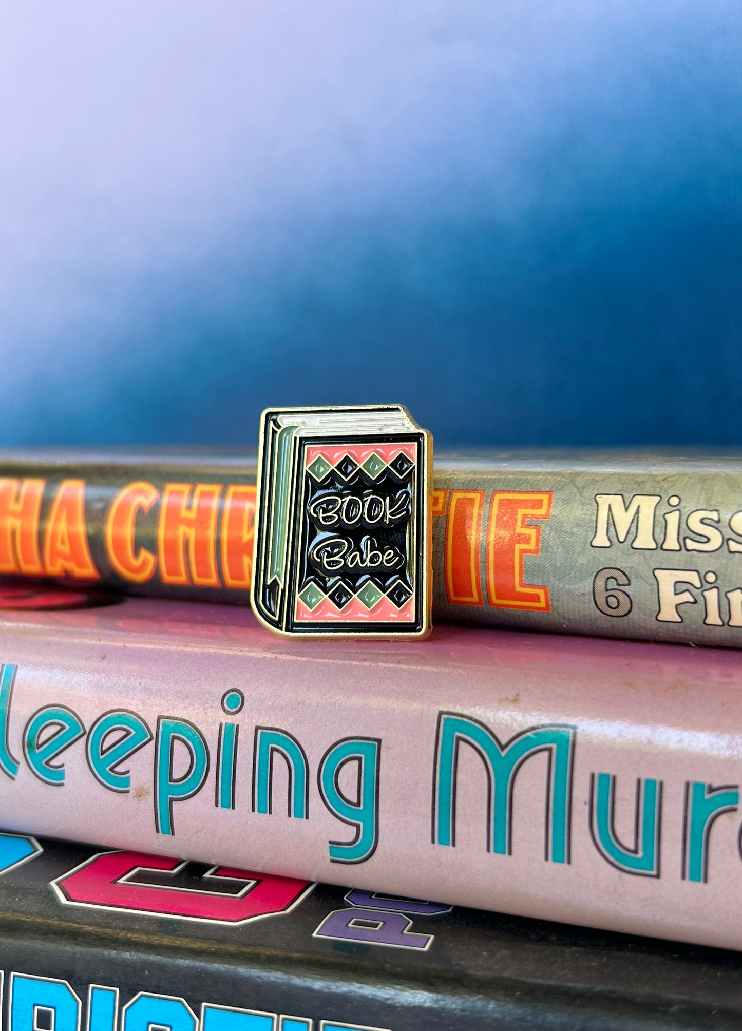 Book Babe Enamel Pin: Wear Your Literary Love with Pride
