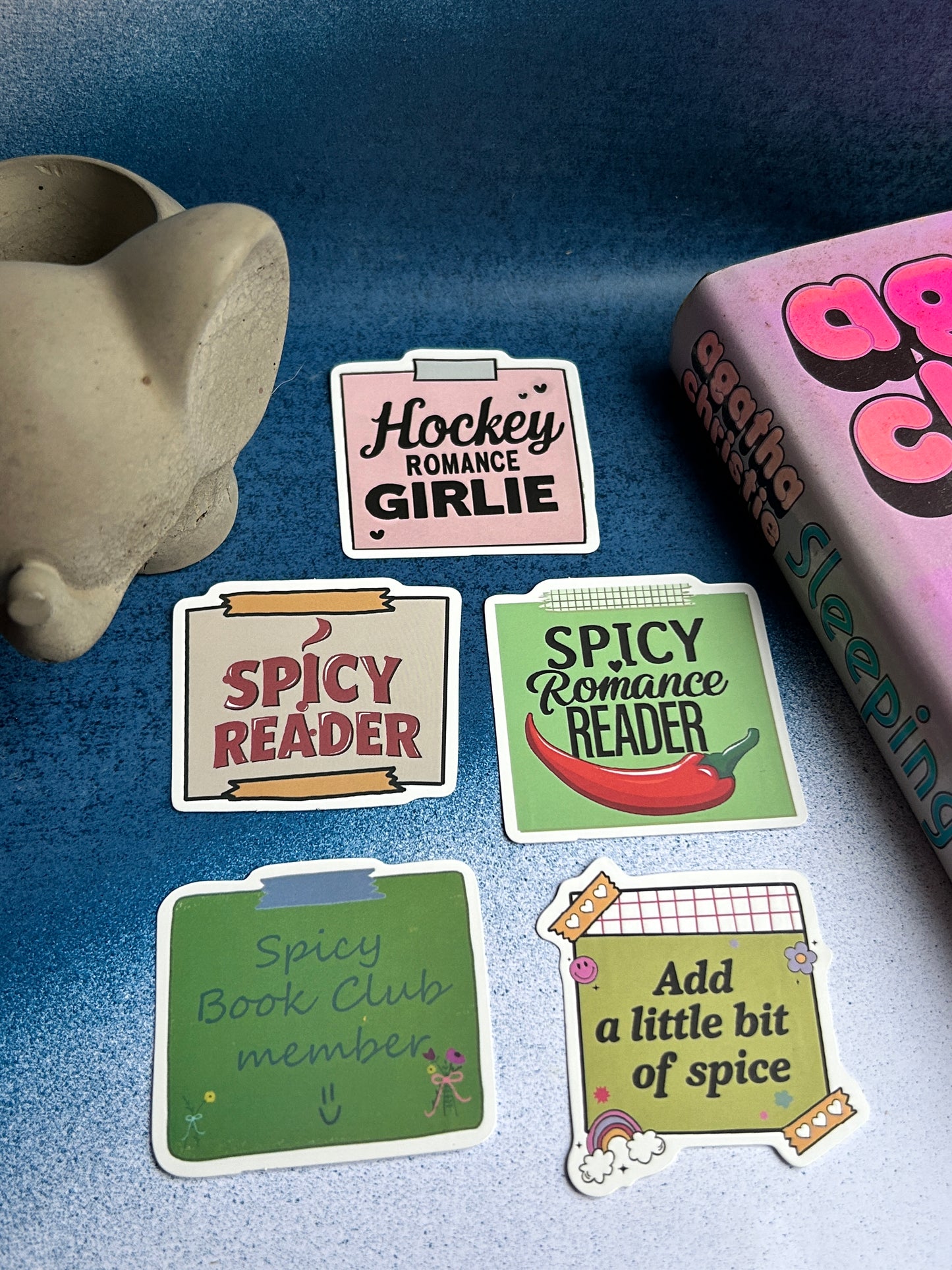A Mystery Pack of Smutty Bookish Stickers