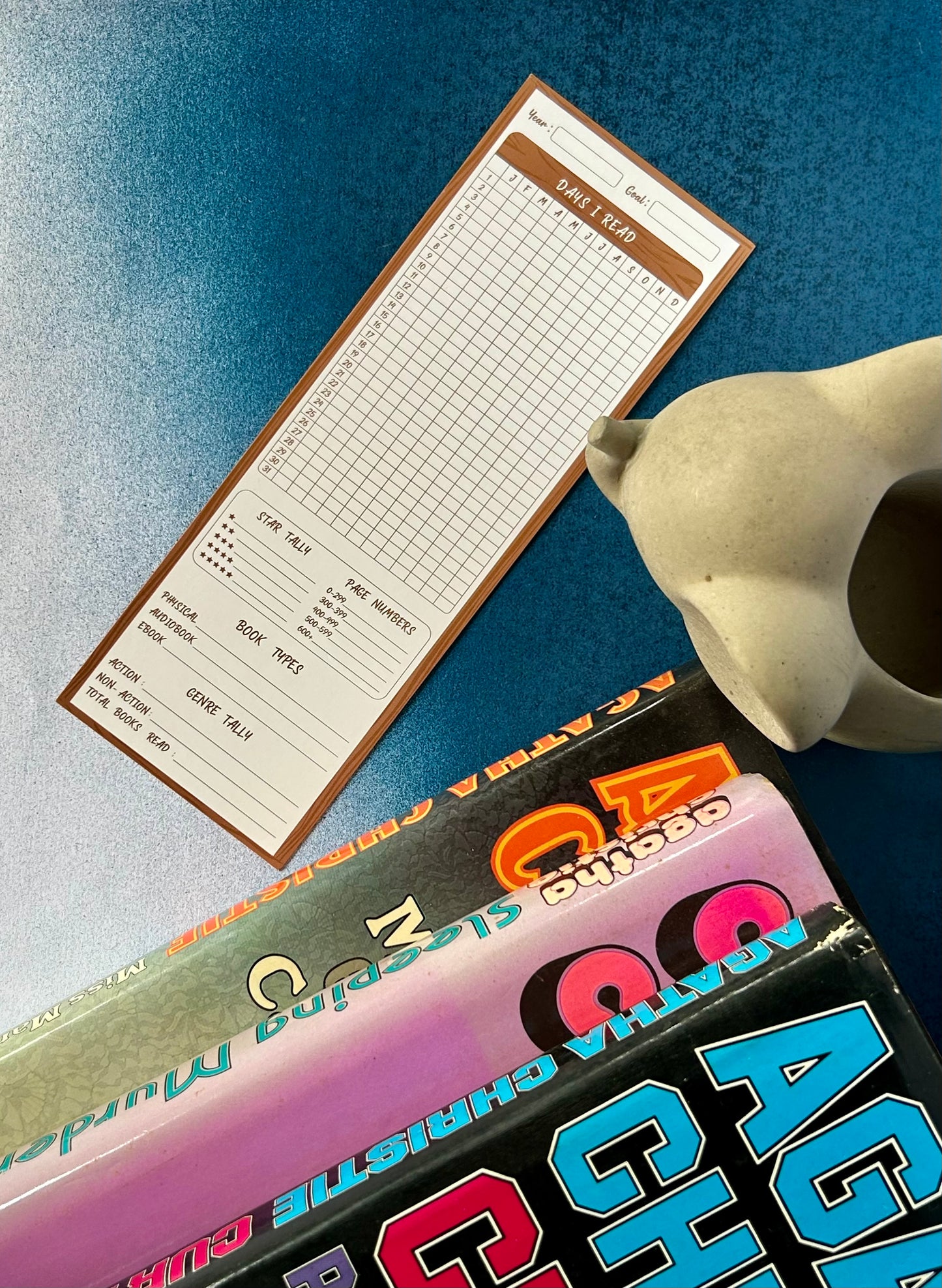 Book Goal Bookmark: Track Your Reading Journey in Style