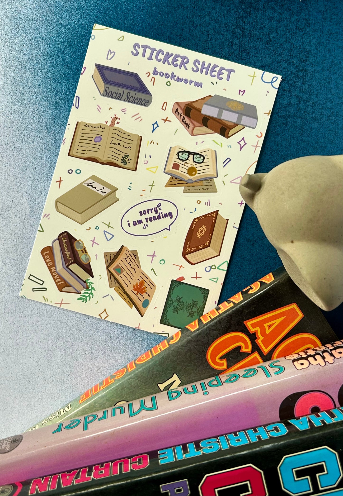 Bookworm Sticker Sheet