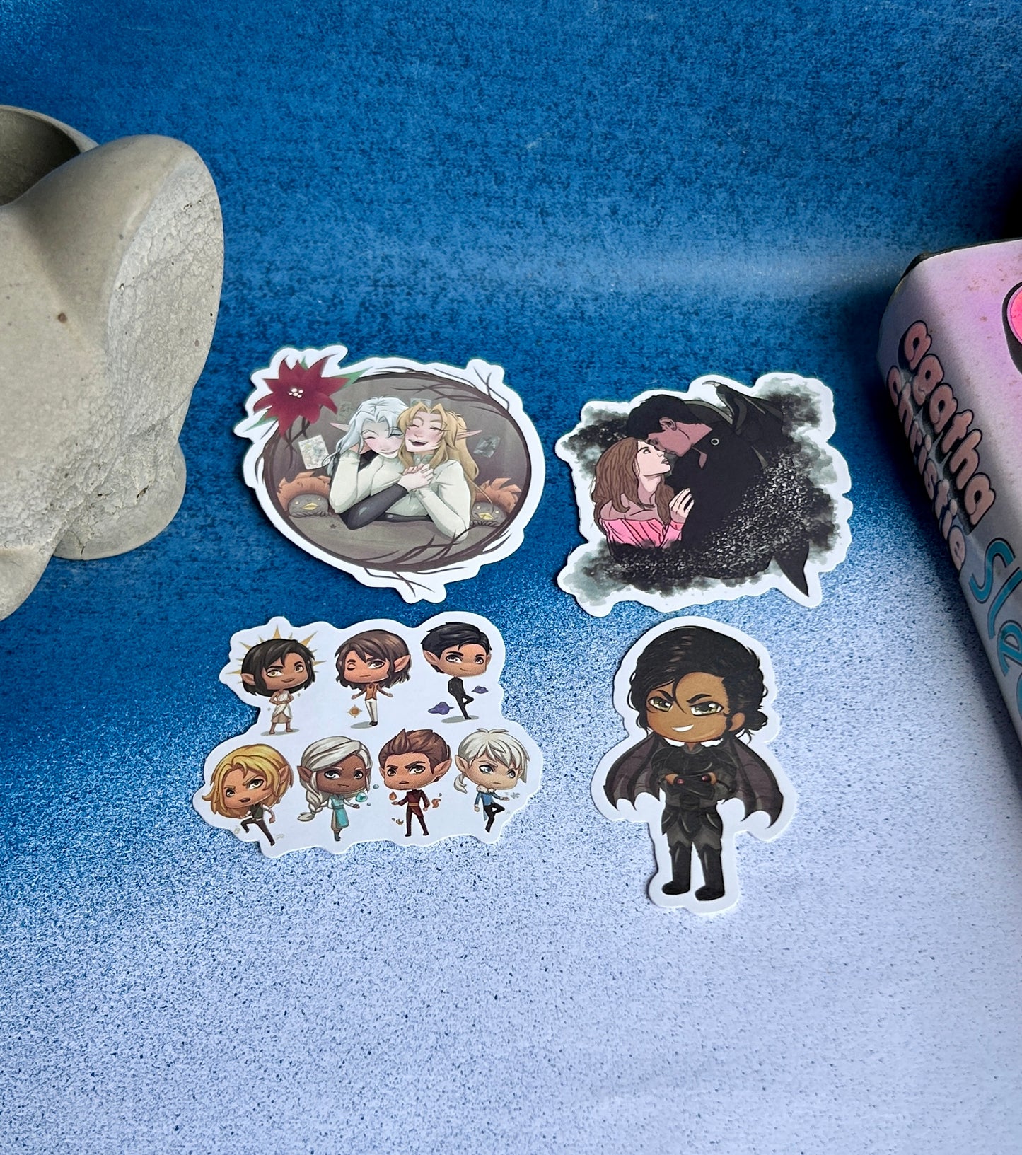 Night Court Dreams: ACOTAR-Inspired Sticker Collection (Pack of 4)