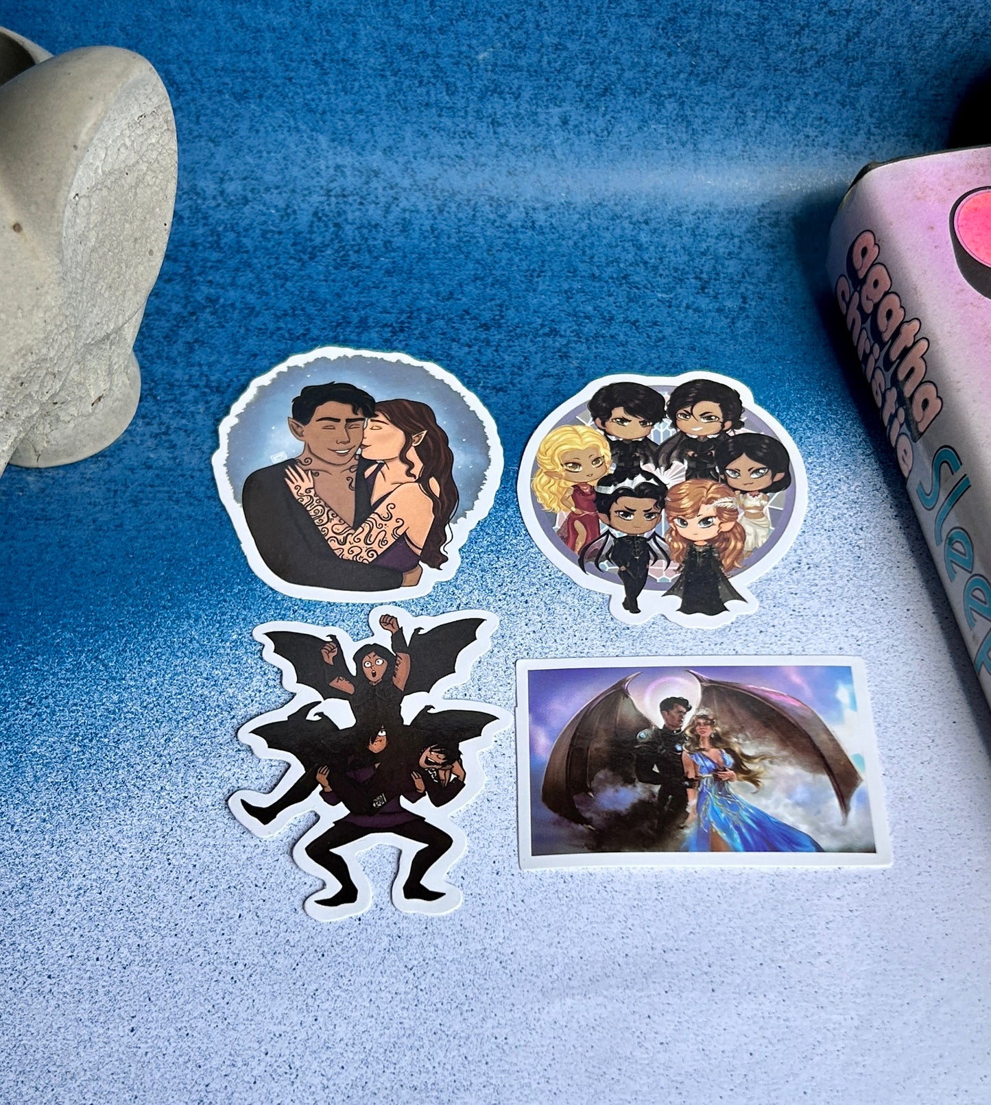 Night Court Dreams: ACOTAR-Inspired Sticker Collection (Pack of 4)