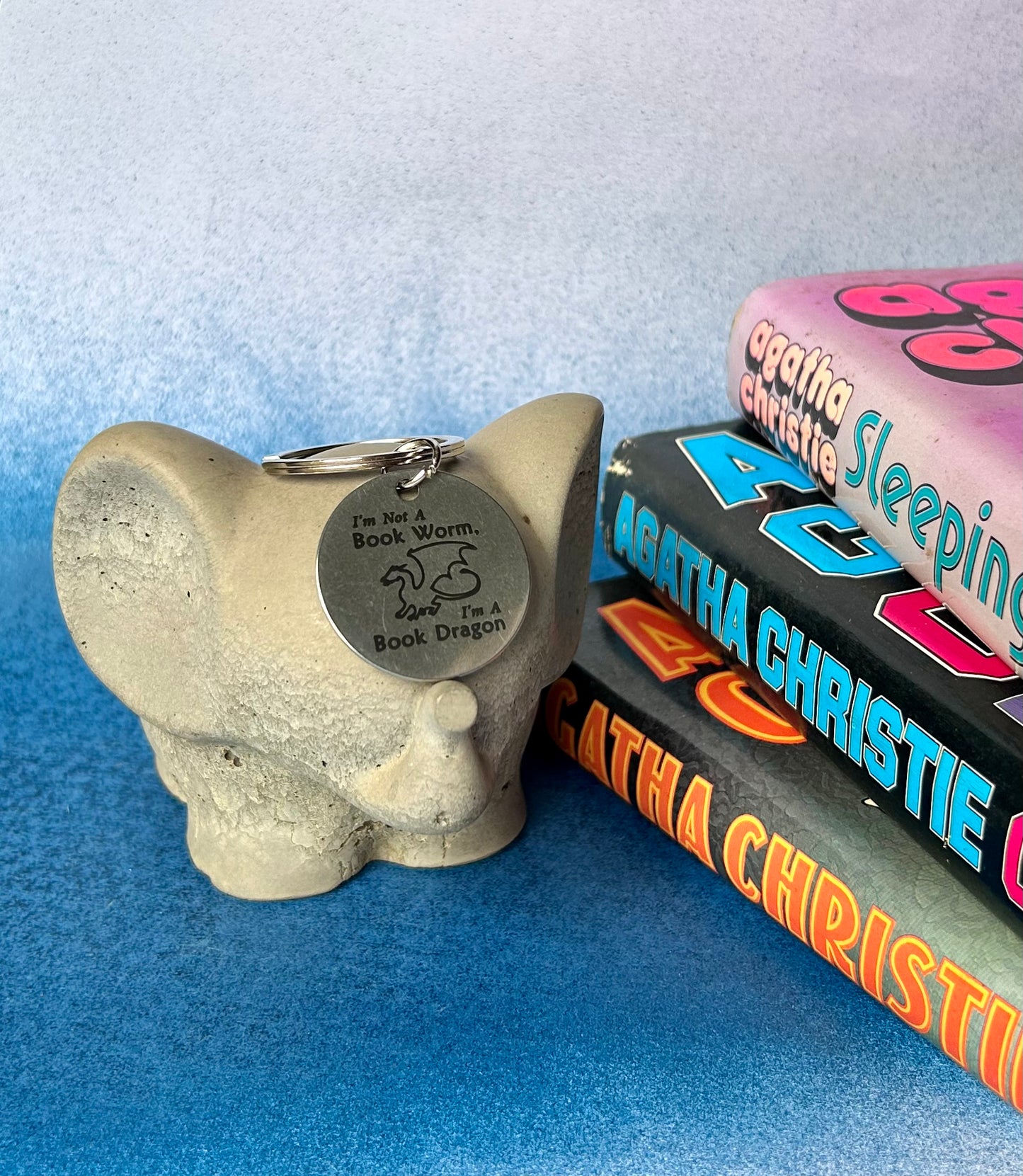 Book Dragon Keyring: Carry Your Inner Dragon Everywhere