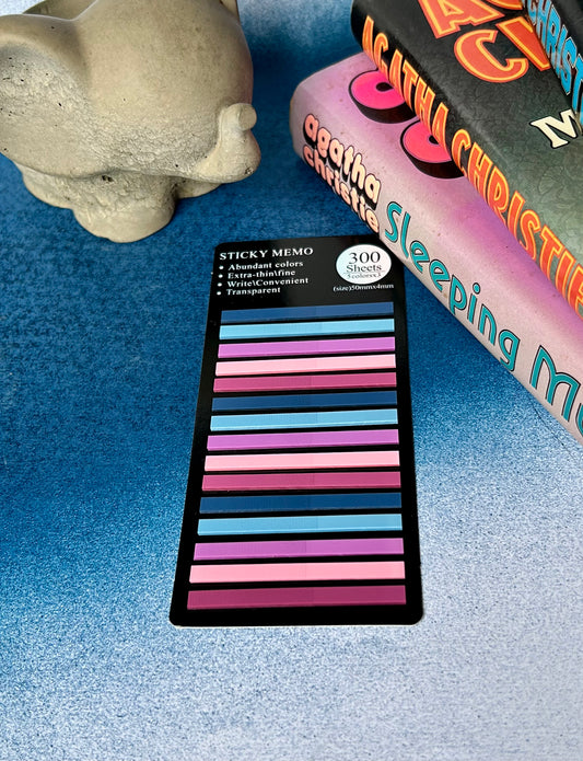 X-Small Translucent Index Stickies: Organize Your Books with Precision