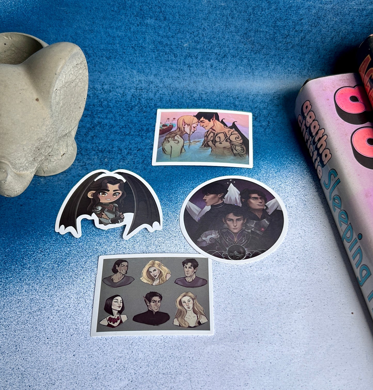 Night Court Dreams: ACOTAR-Inspired Sticker Collection (Pack of 4)