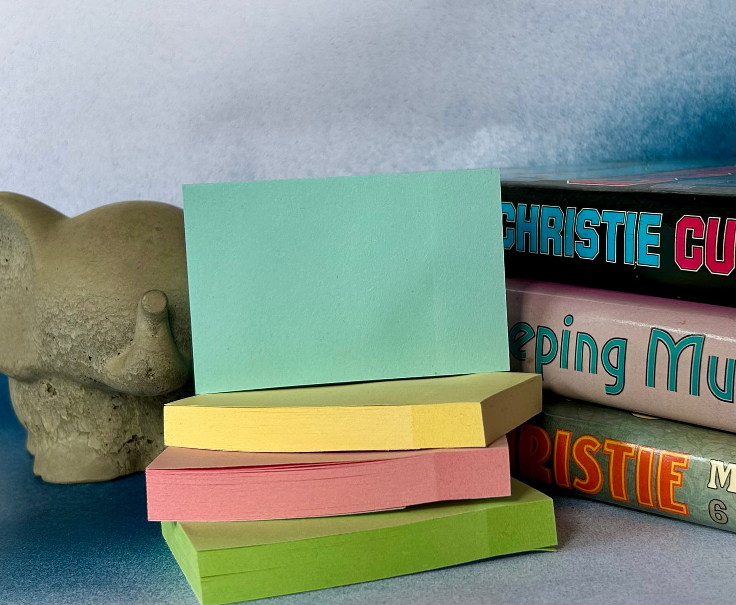 Small Pastel Sticky Notes: A Subtle Touch for Your Bookish Thoughts