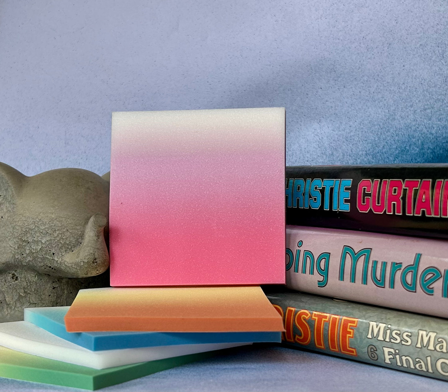 Translucent Ombré Sticky Notes: A Colourful Touch for Your Bookish Thoughts