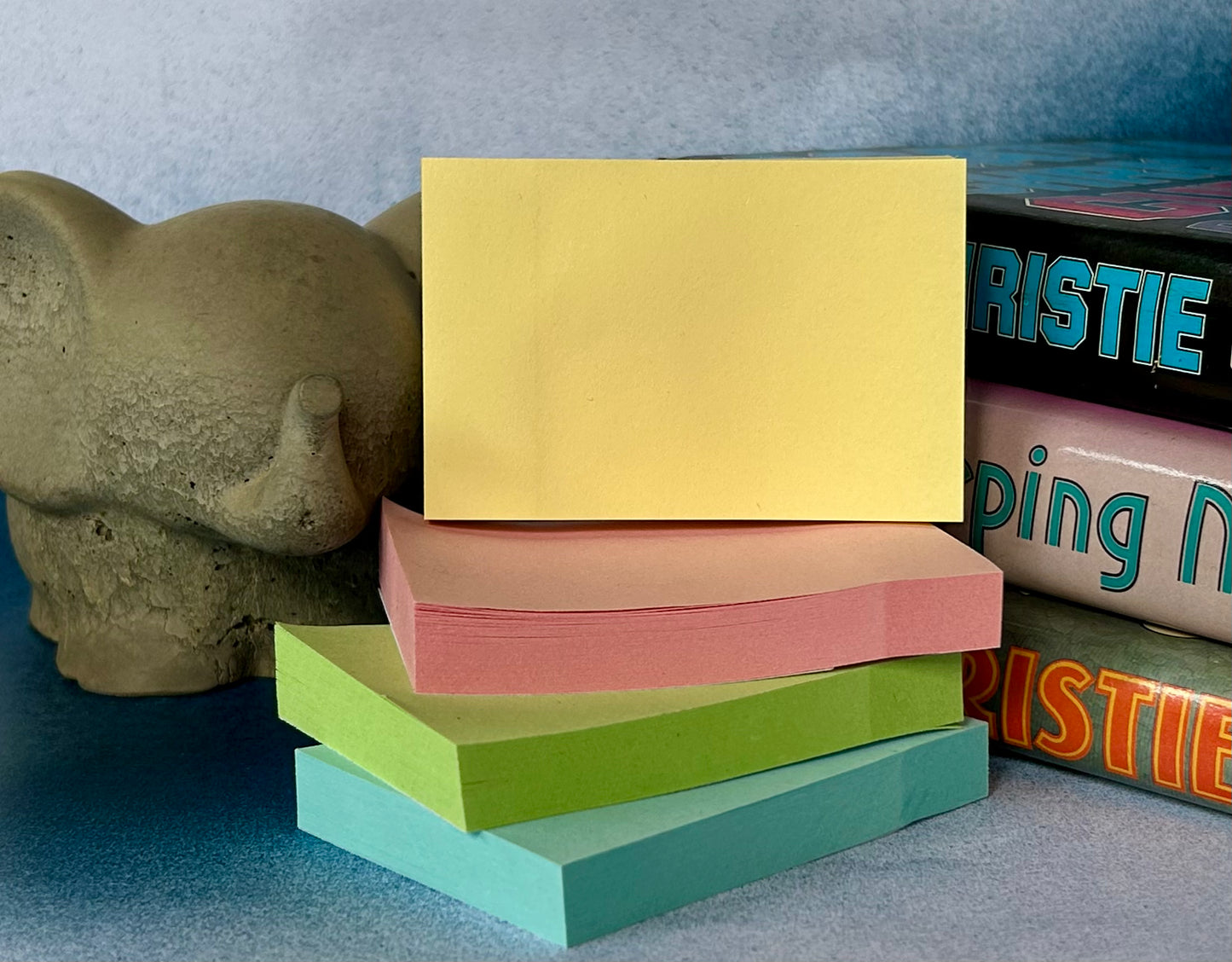 Small Pastel Sticky Notes: A Subtle Touch for Your Bookish Thoughts