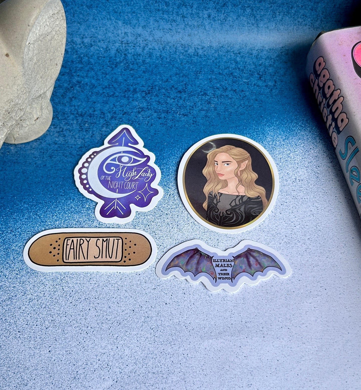 Night Court Dreams: ACOTAR-Inspired Sticker Collection (Pack of 4)