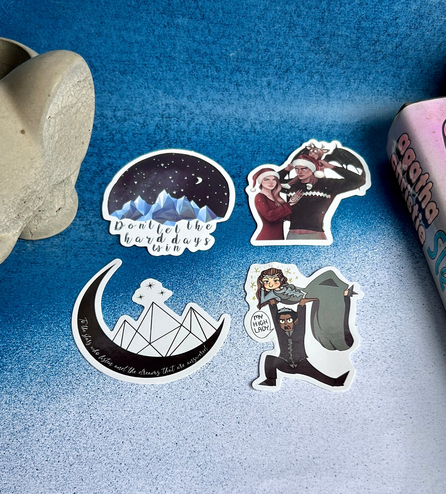 Night Court Dreams: ACOTAR-Inspired Sticker Collection (Pack of 4)