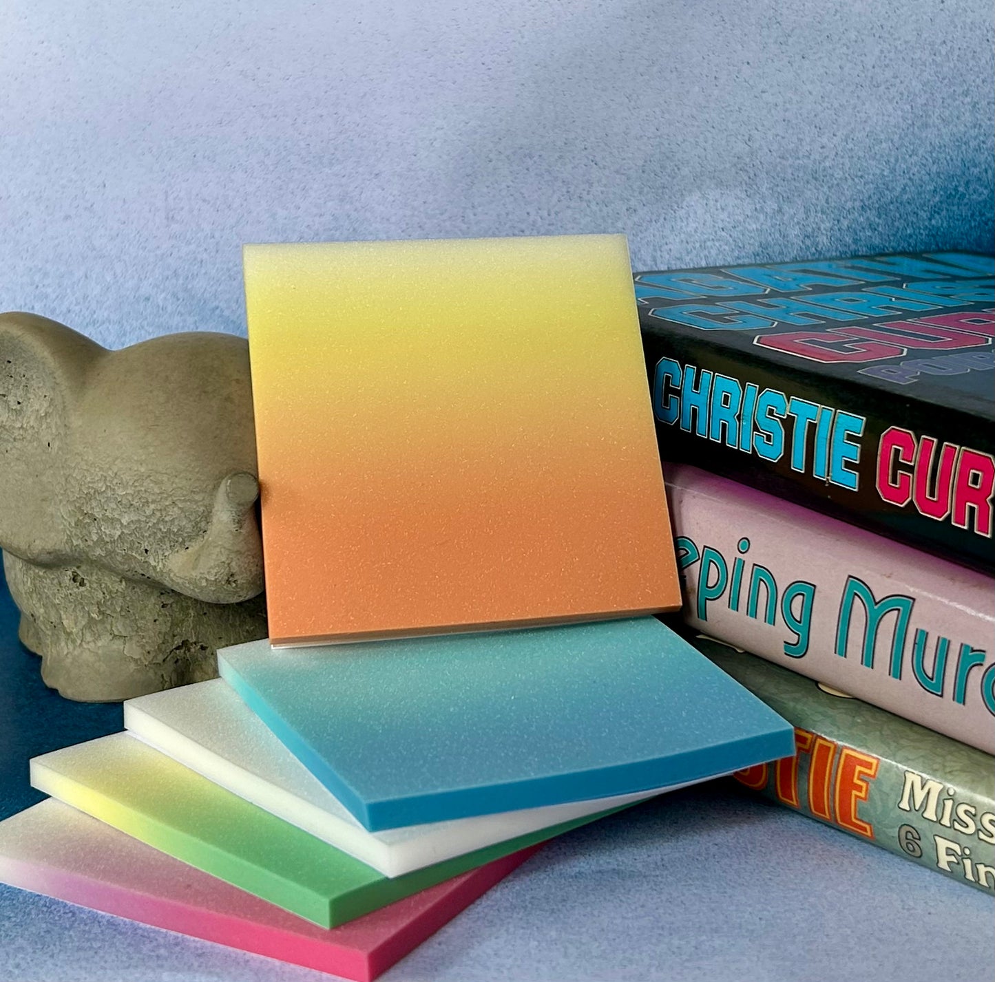 Translucent Ombré Sticky Notes: A Colourful Touch for Your Bookish Thoughts