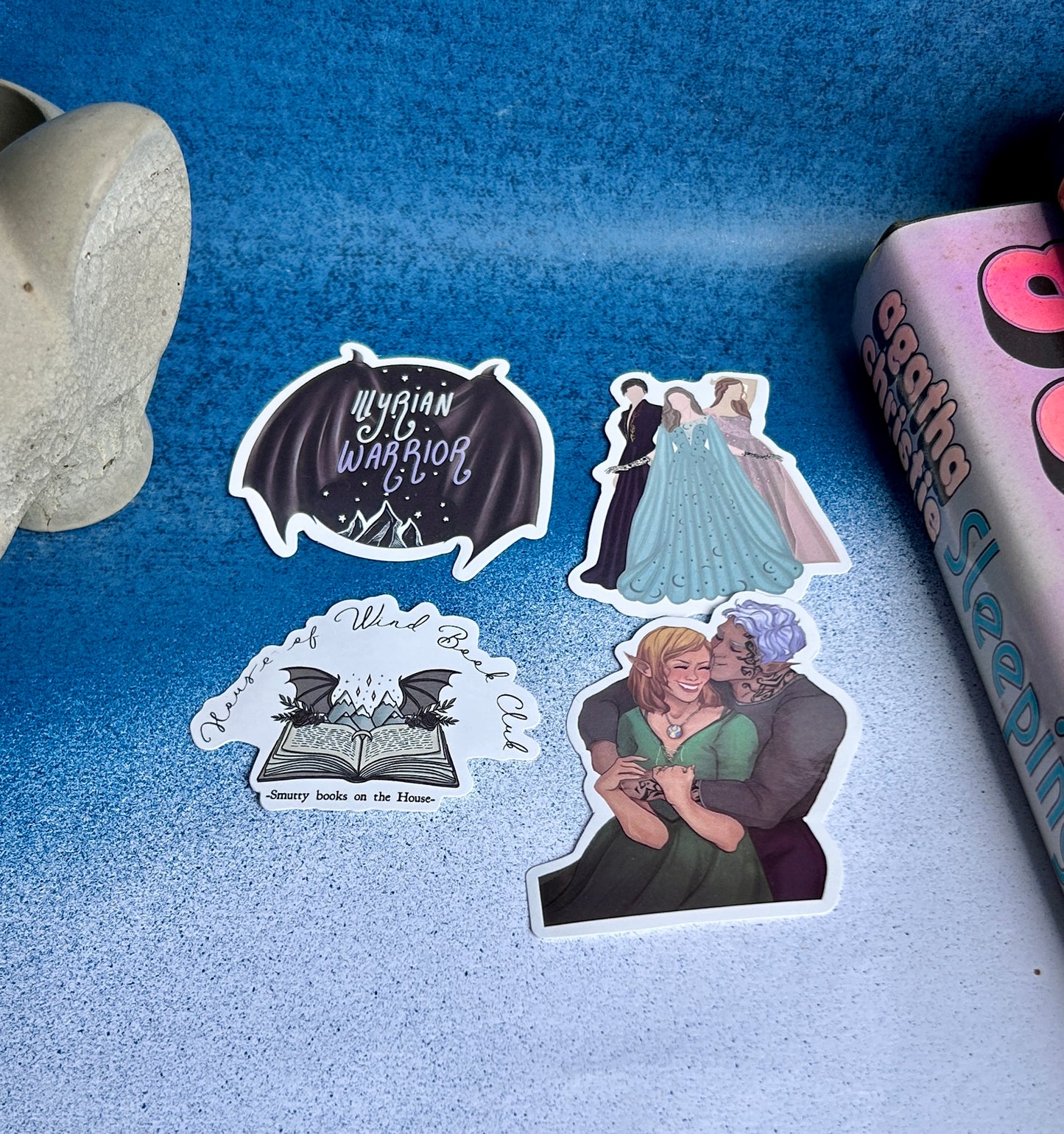 Night Court Dreams: ACOTAR-Inspired Sticker Collection (Pack of 4)