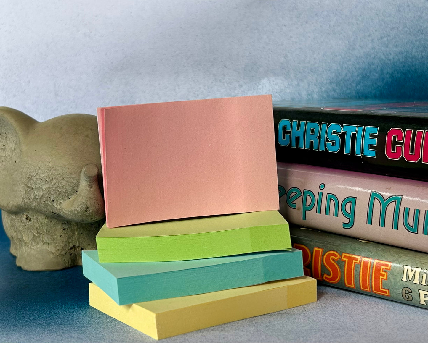 Small Pastel Sticky Notes: A Subtle Touch for Your Bookish Thoughts