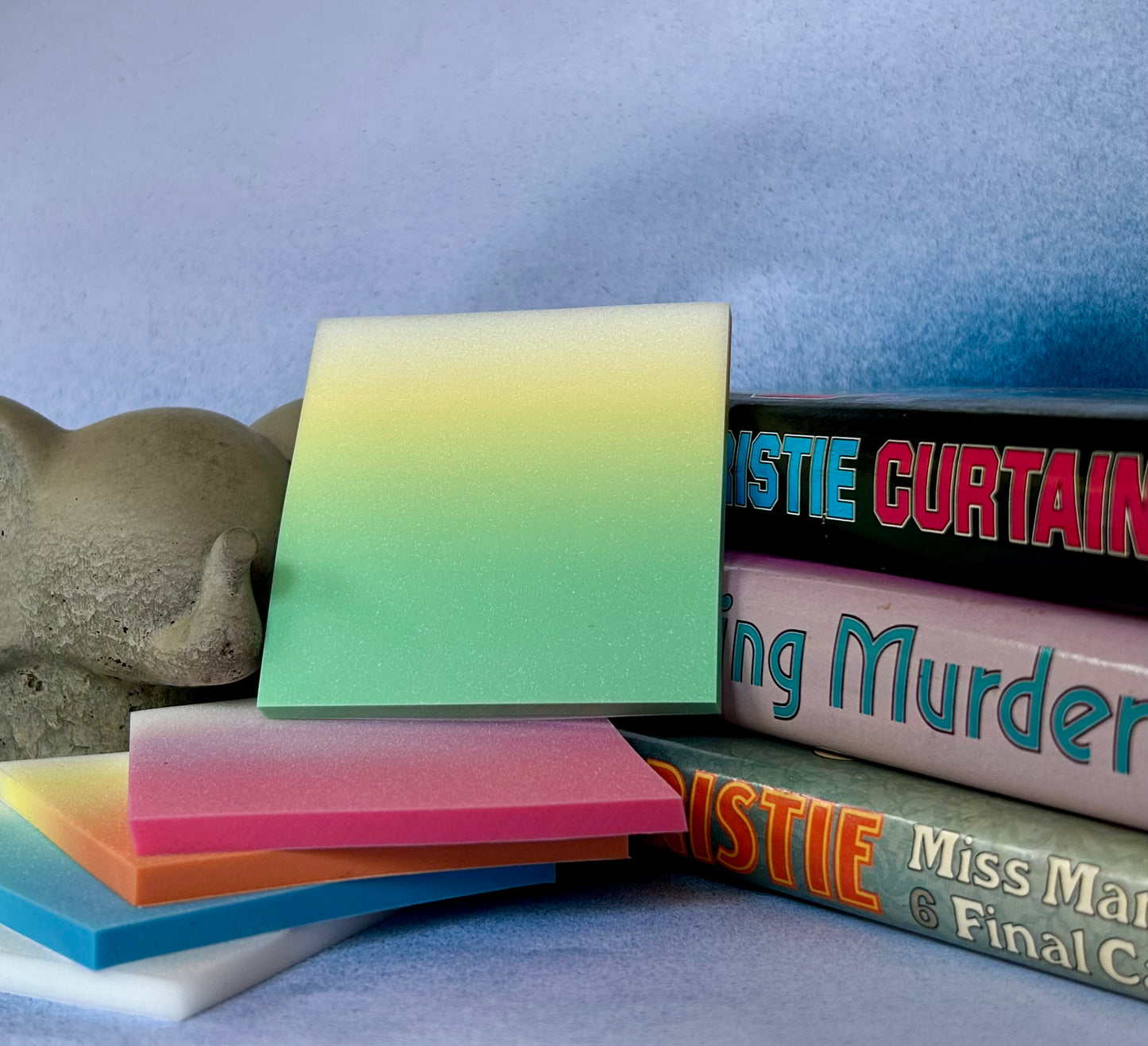 Translucent Ombré Sticky Notes: A Colourful Touch for Your Bookish Thoughts