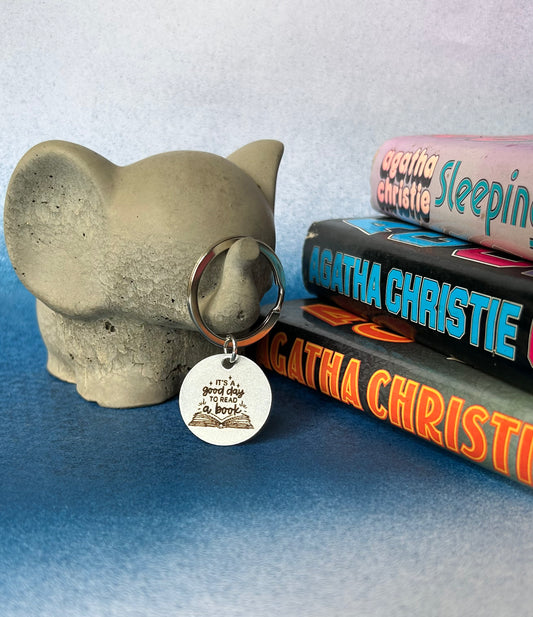 Good Day to Read a Book Keyring: A Little Reminder to Escape into a Story