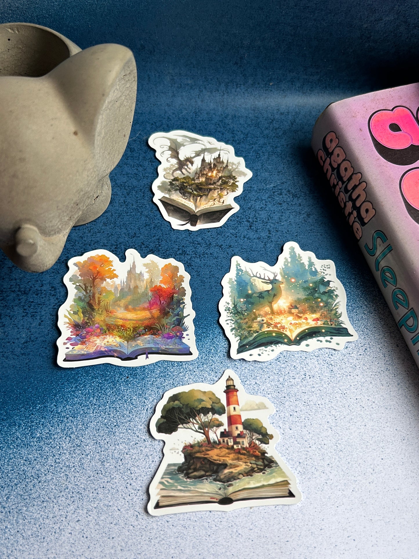 Enchanted Tomes: Fantasy Sticker Set (Pack of 4)