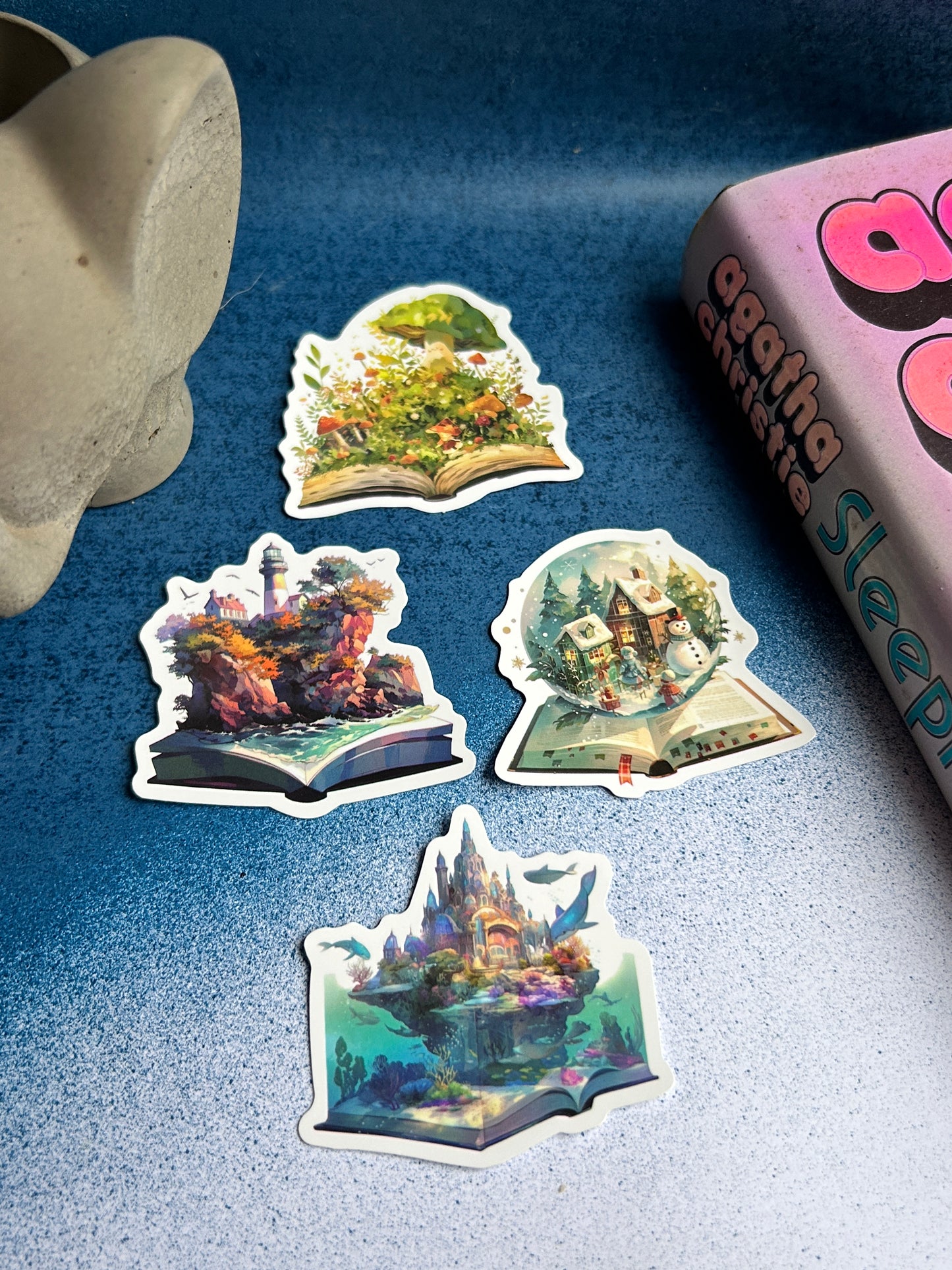 Enchanted Tomes: Fantasy Sticker Set (Pack of 4)