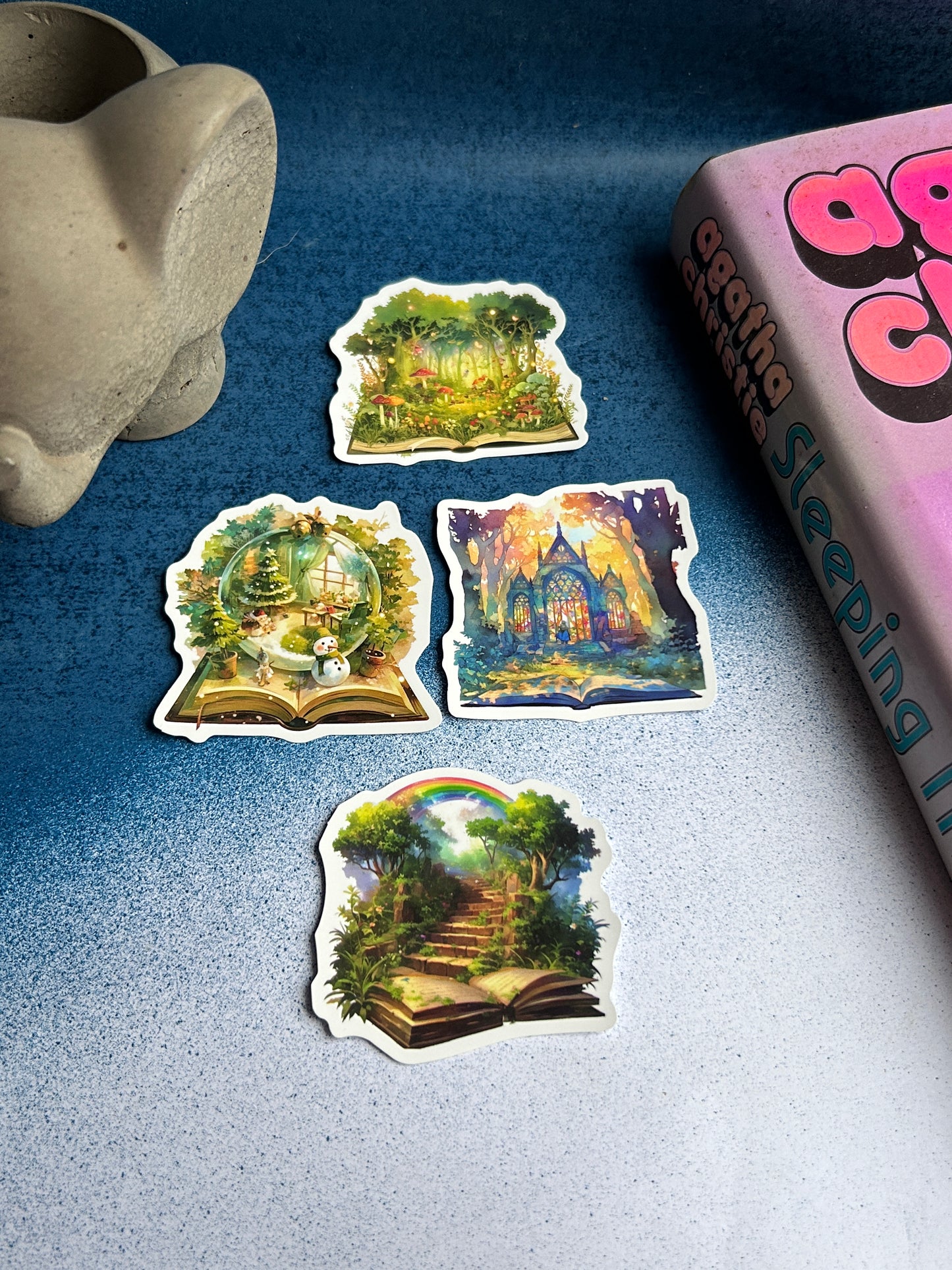 Enchanted Tomes: Fantasy Sticker Set (Pack of 4)
