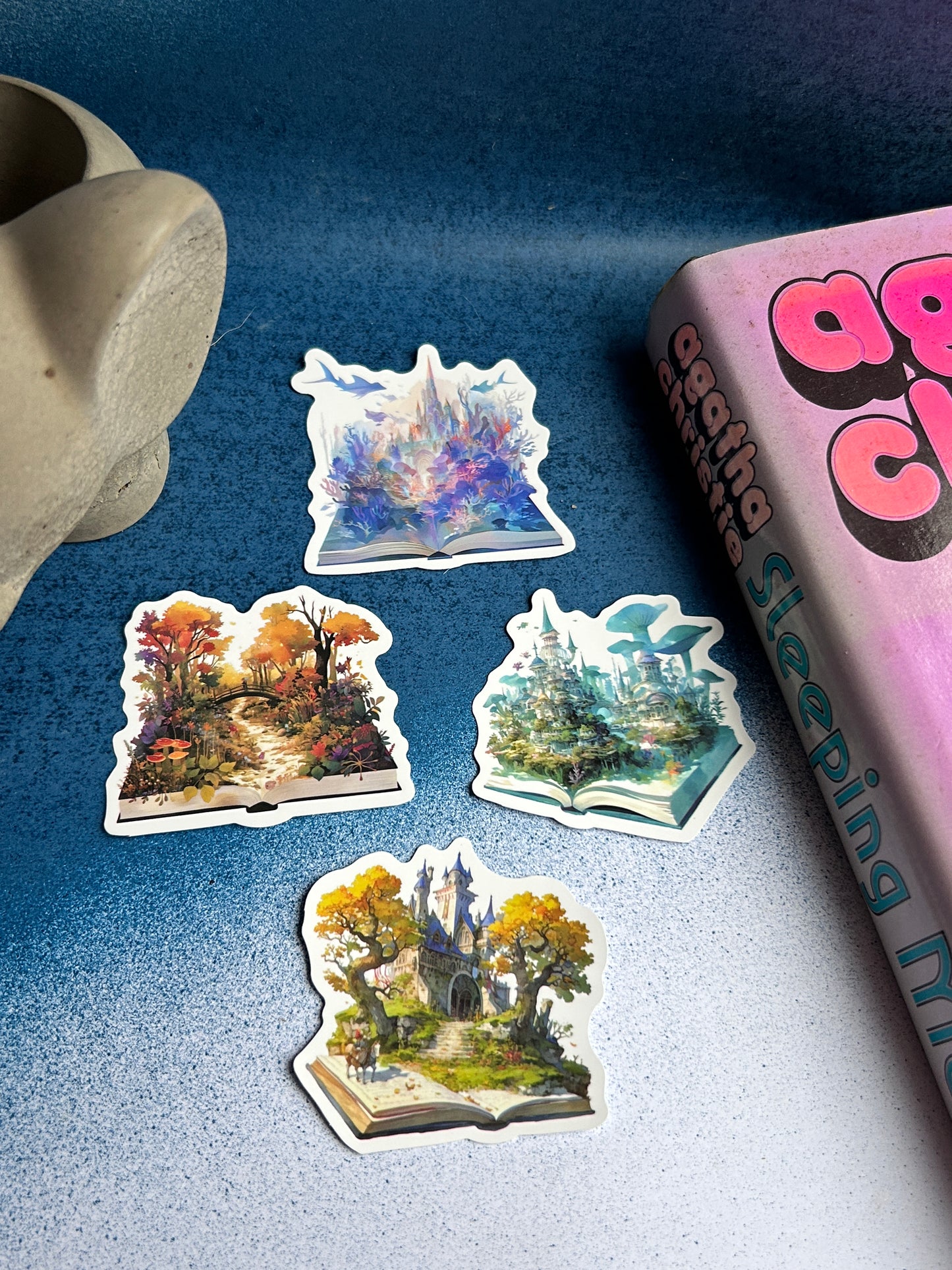 Enchanted Tomes: Fantasy Sticker Set (Pack of 4)