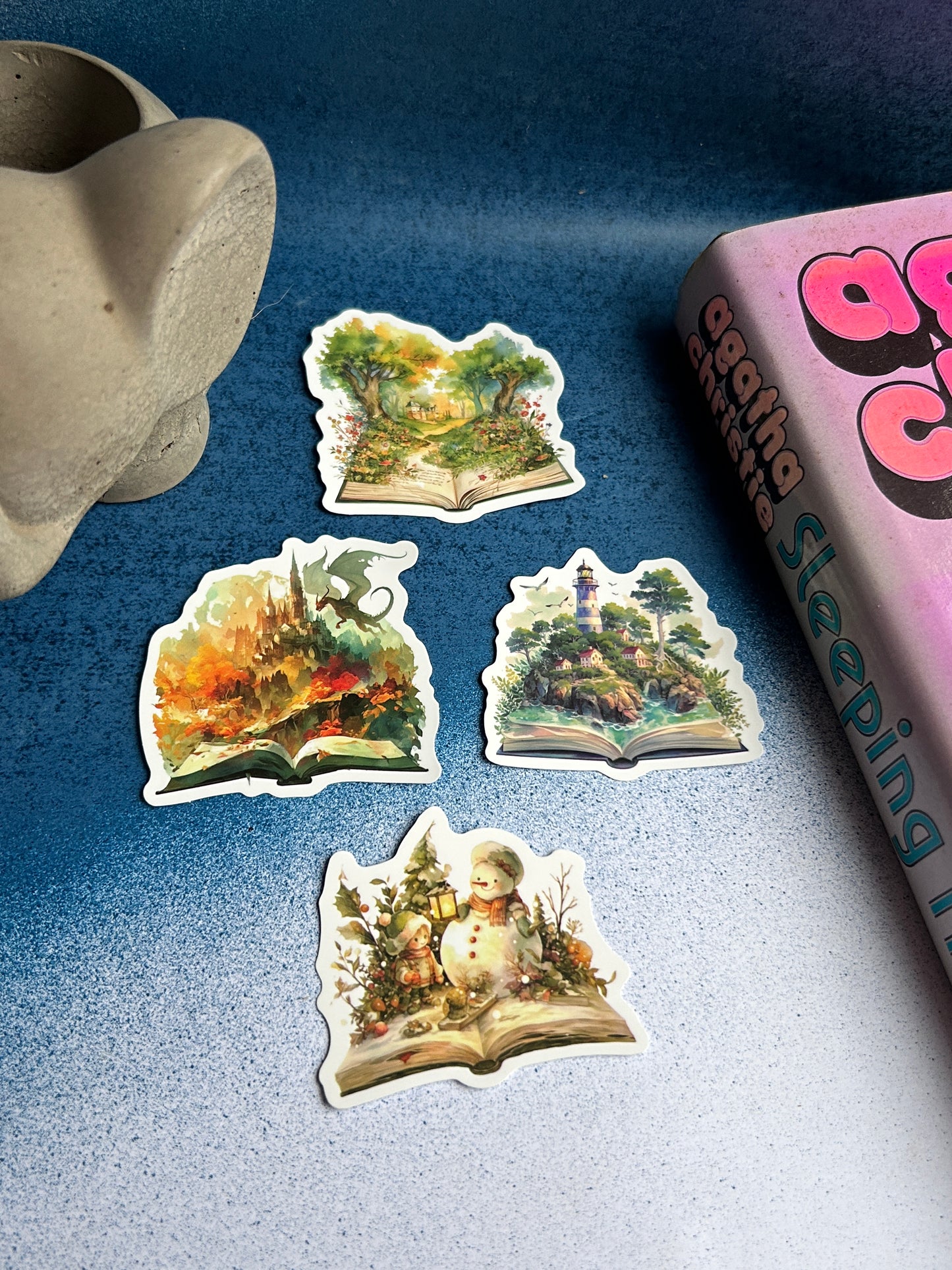Enchanted Tomes: Fantasy Sticker Set (Pack of 4)