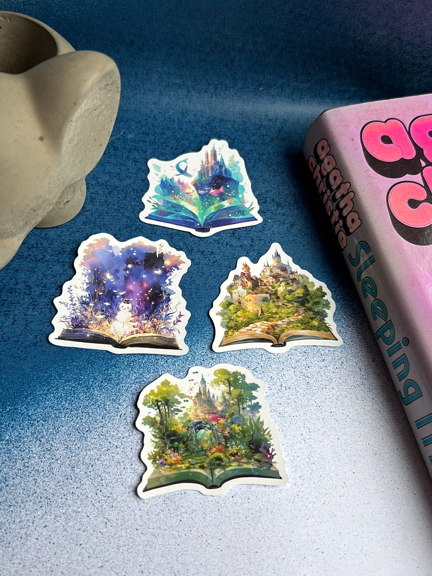 Enchanted Tomes: Fantasy Sticker Set (Pack of 4)