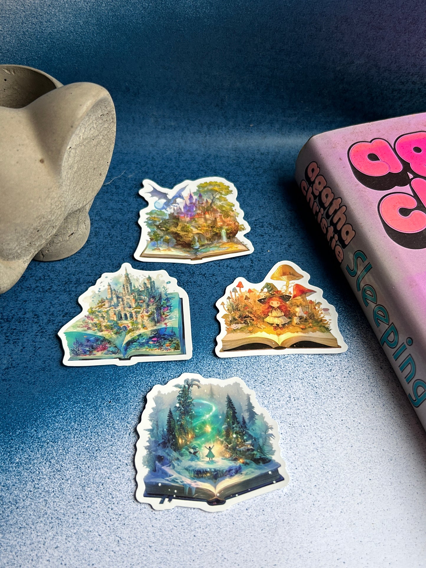 Enchanted Tomes: Fantasy Sticker Set (Pack of 4)