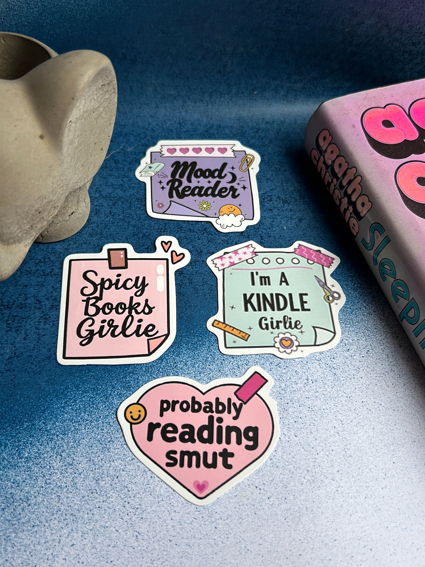 A Mystery Pack of Smutty Bookish Stickers