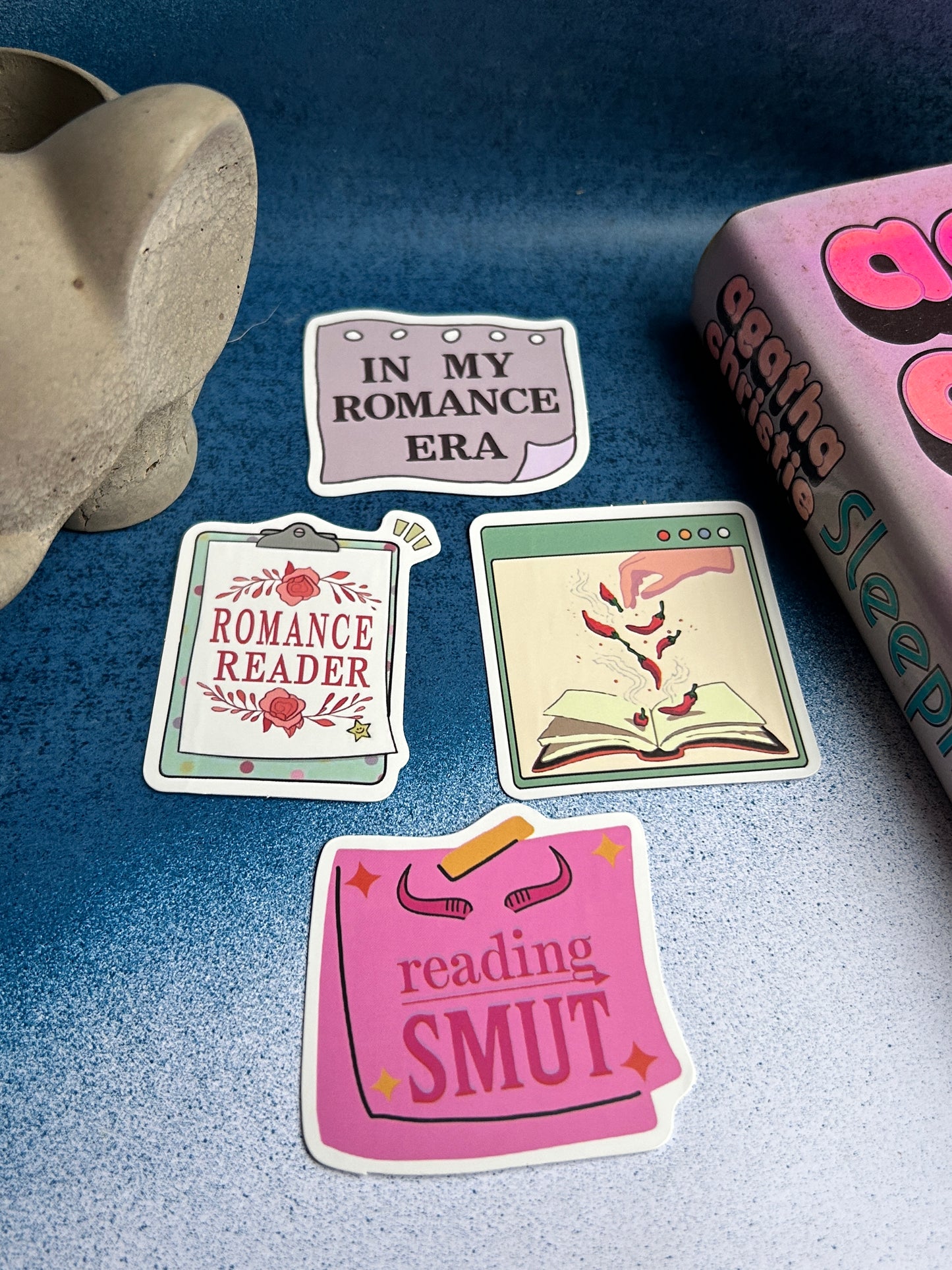 A Mystery Pack of Smutty Bookish Stickers
