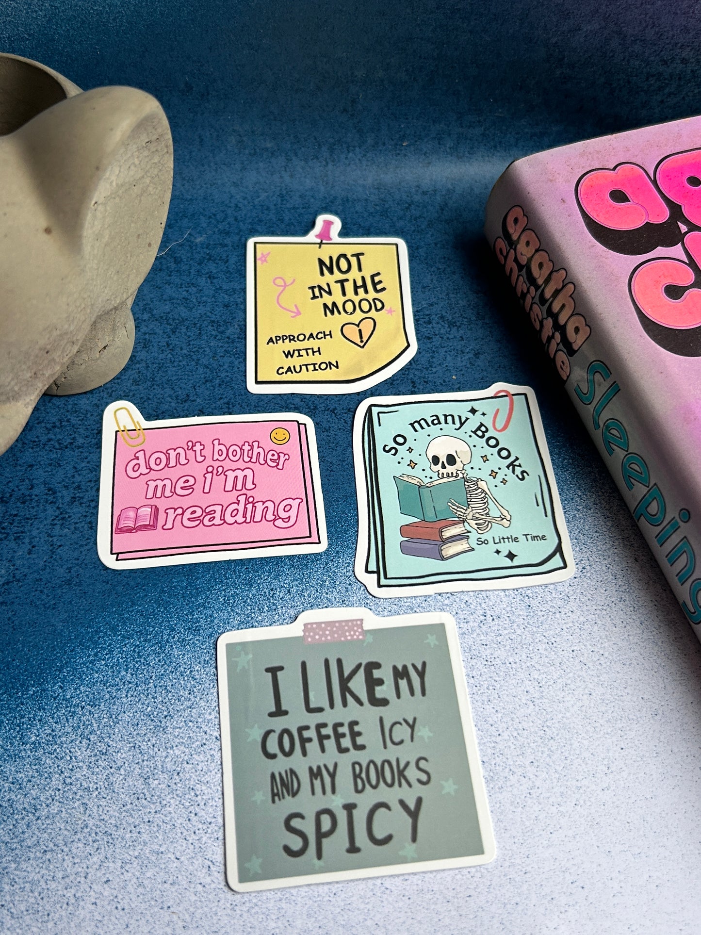 A Mystery Pack of Smutty Bookish Stickers