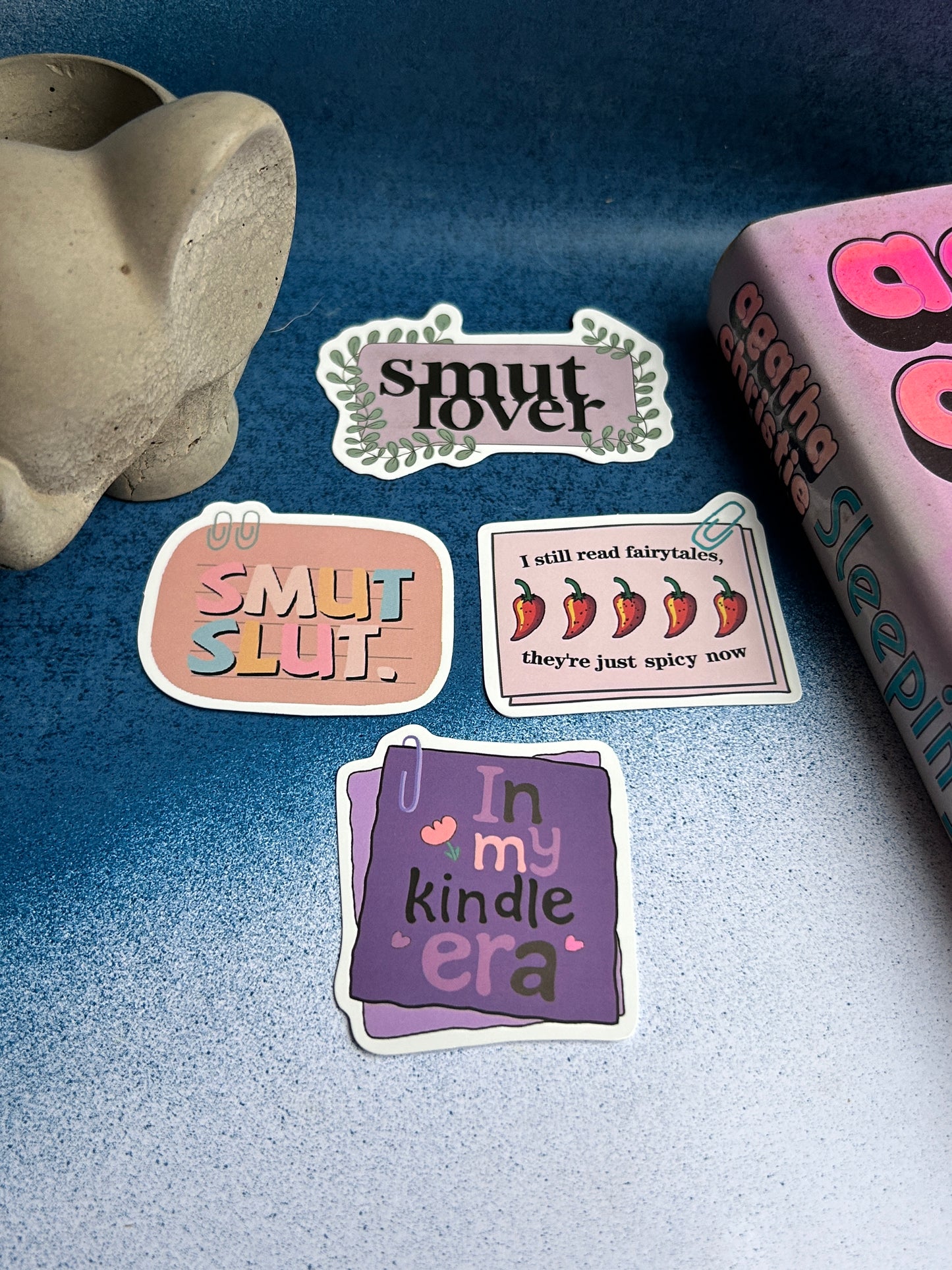 A Mystery Pack of Smutty Bookish Stickers