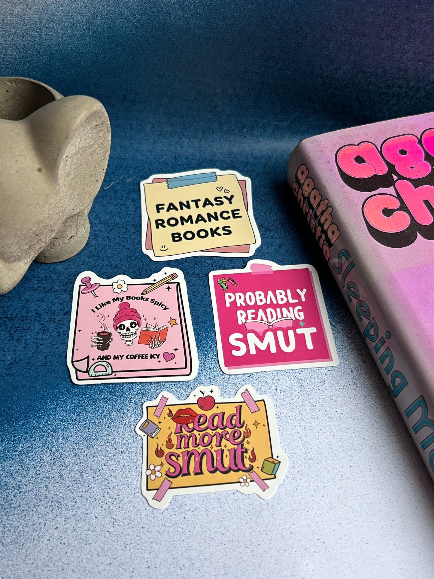 A Mystery Pack of Smutty Bookish Stickers