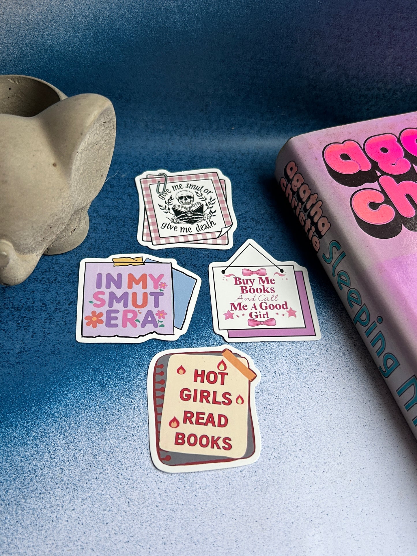 A Mystery Pack of Smutty Bookish Stickers