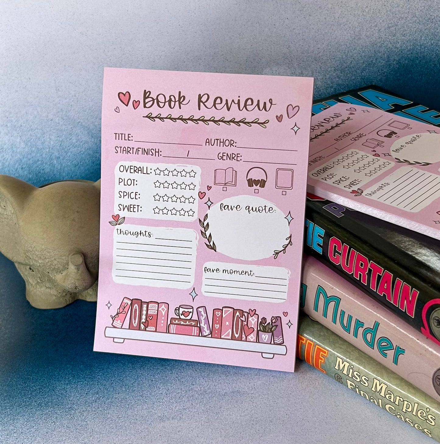 Book Review Notepad: Organise Your Thoughts, One Page at a Time