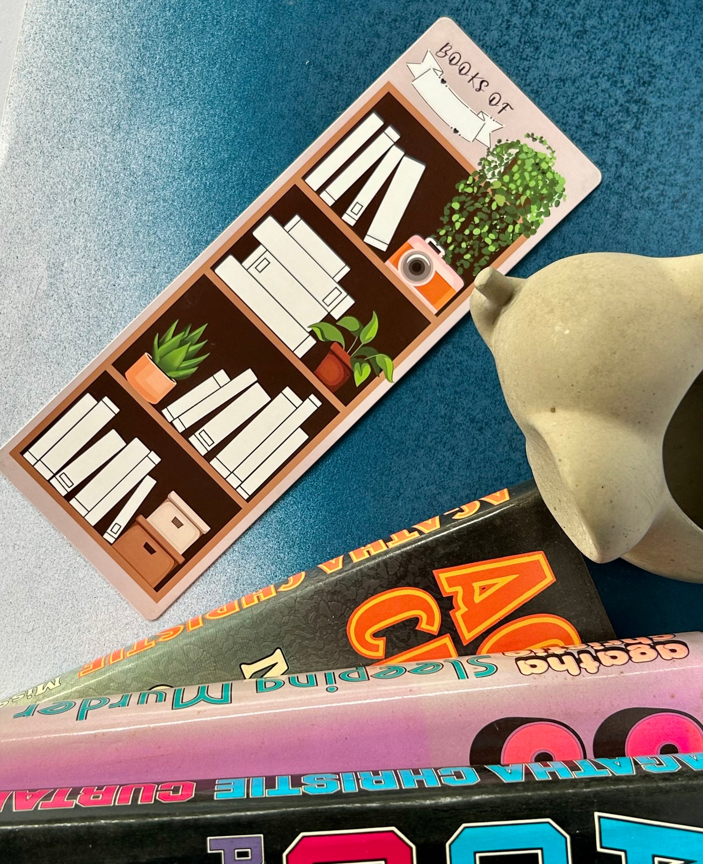 Bookshelf Tracker Bookmark: Track Your Literary Journey