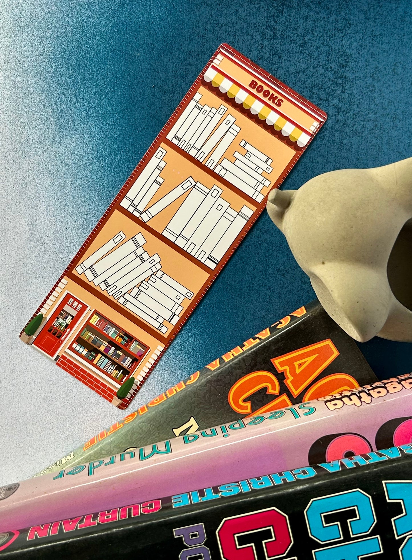 Bookshelf Tracker Bookmark: Track Your Literary Journey