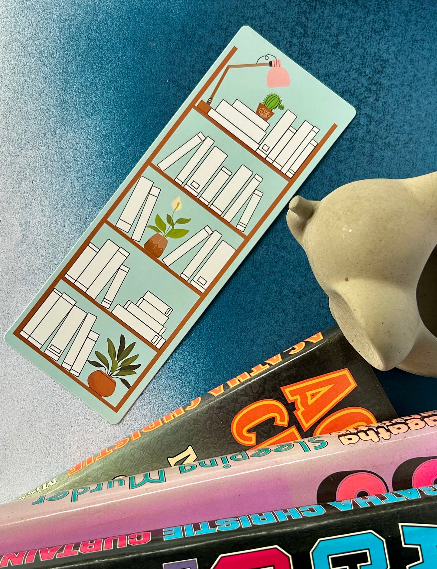 Bookshelf Tracker Bookmark: Track Your Literary Journey