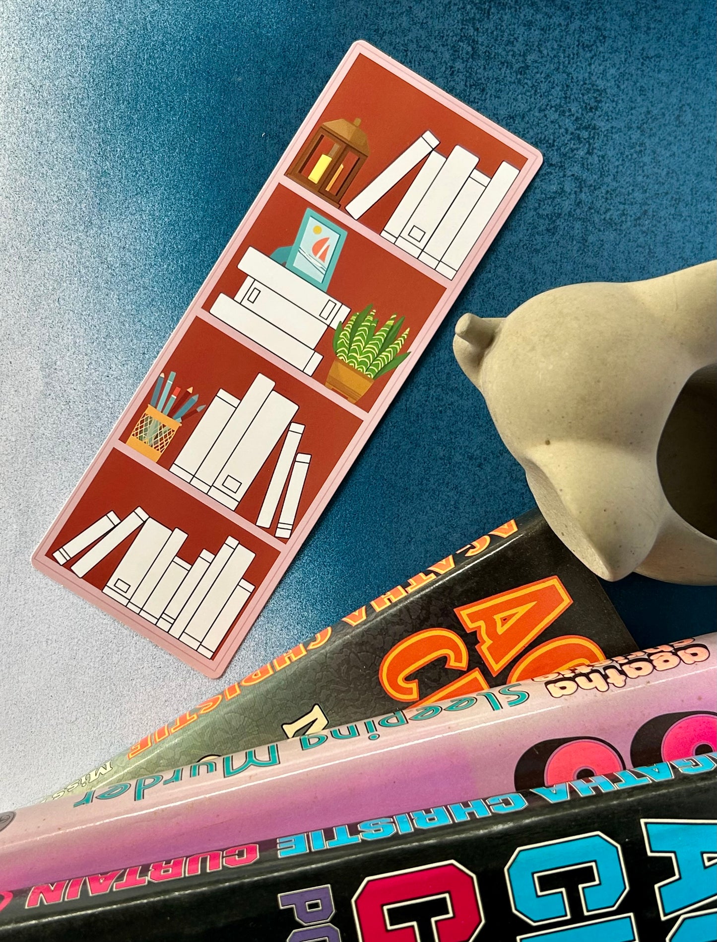 Bookshelf Tracker Bookmark: Track Your Literary Journey