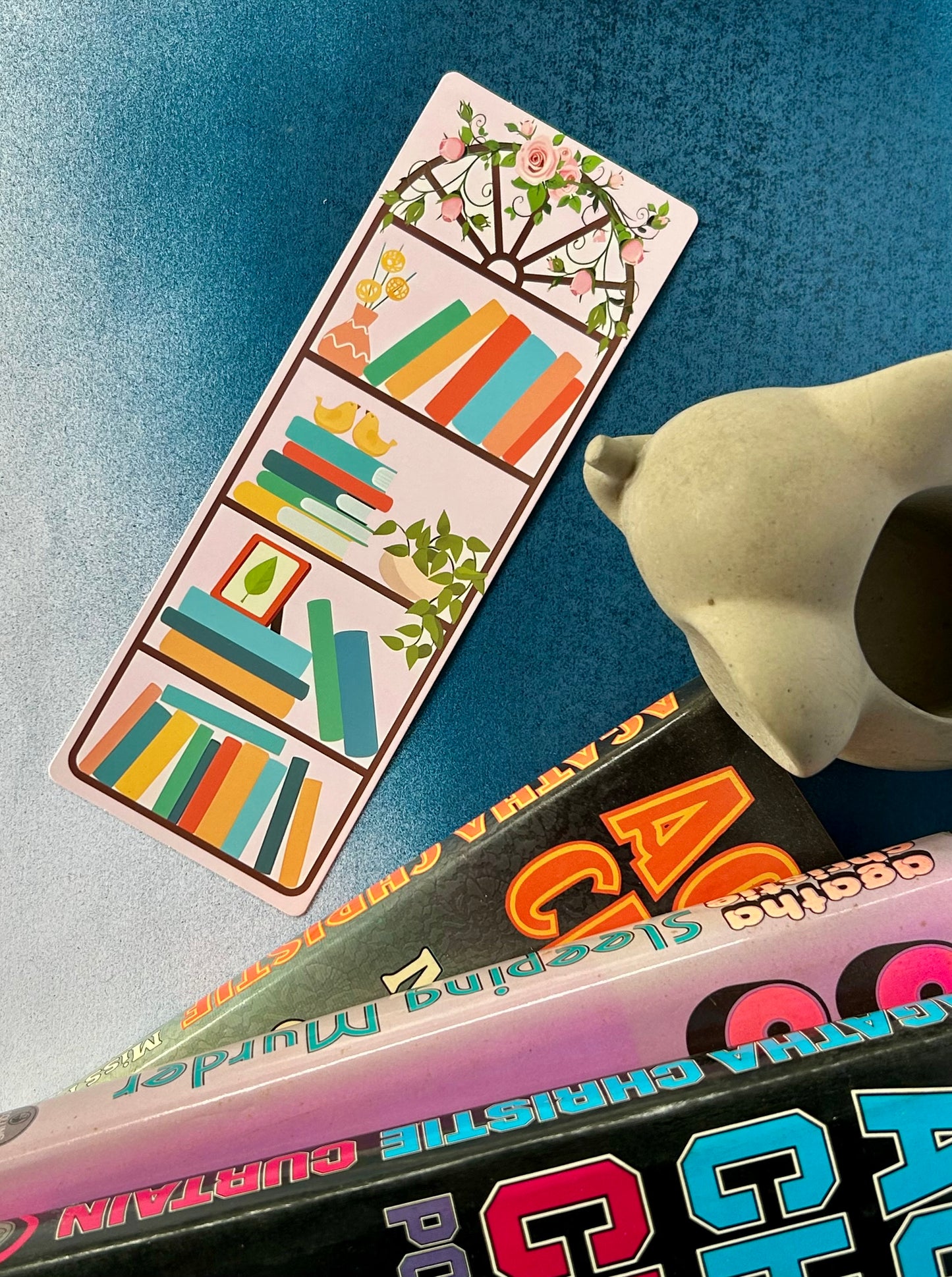 Bookshelf Tracker Bookmark: Track Your Literary Journey