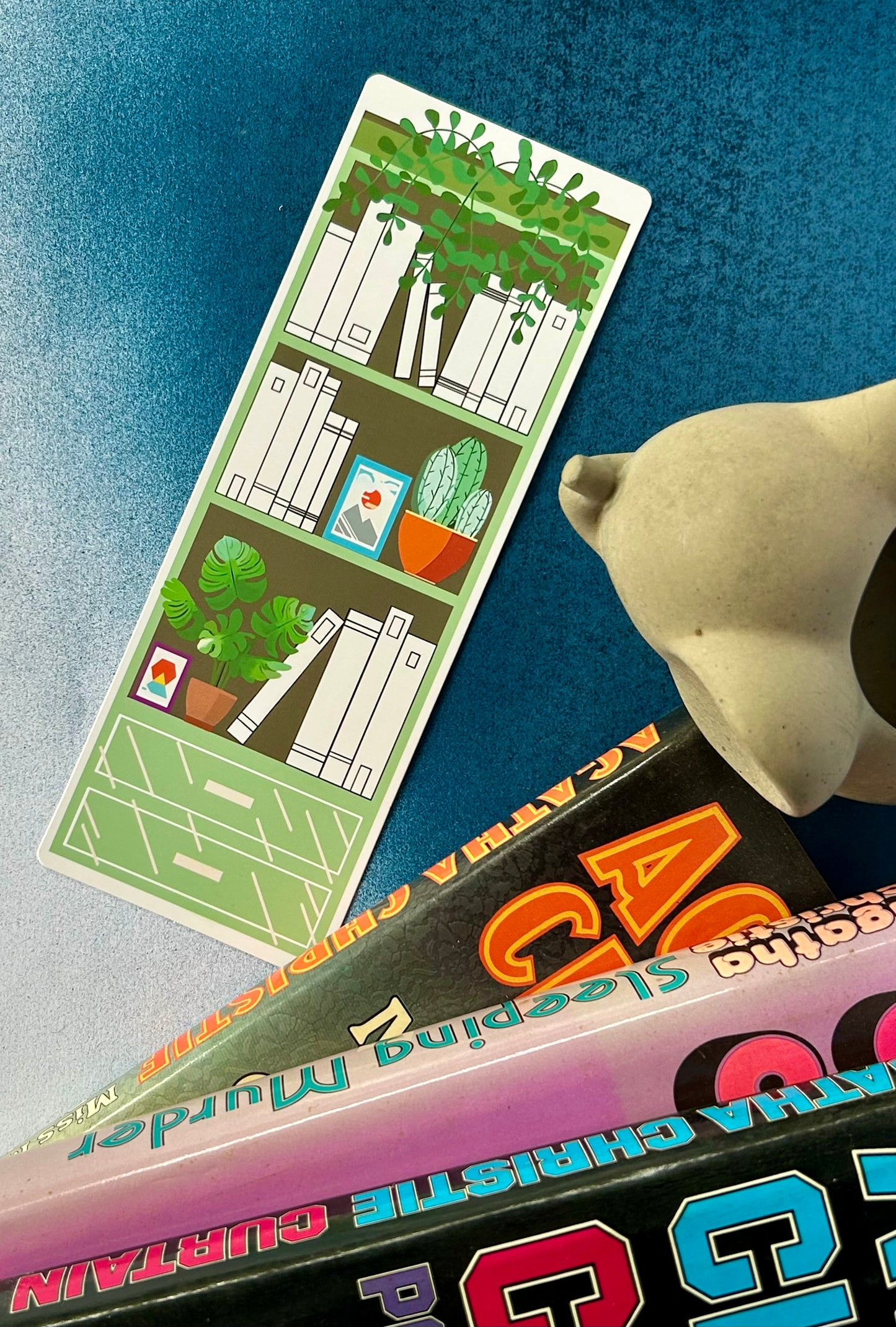 Bookshelf Tracker Bookmark: Track Your Literary Journey