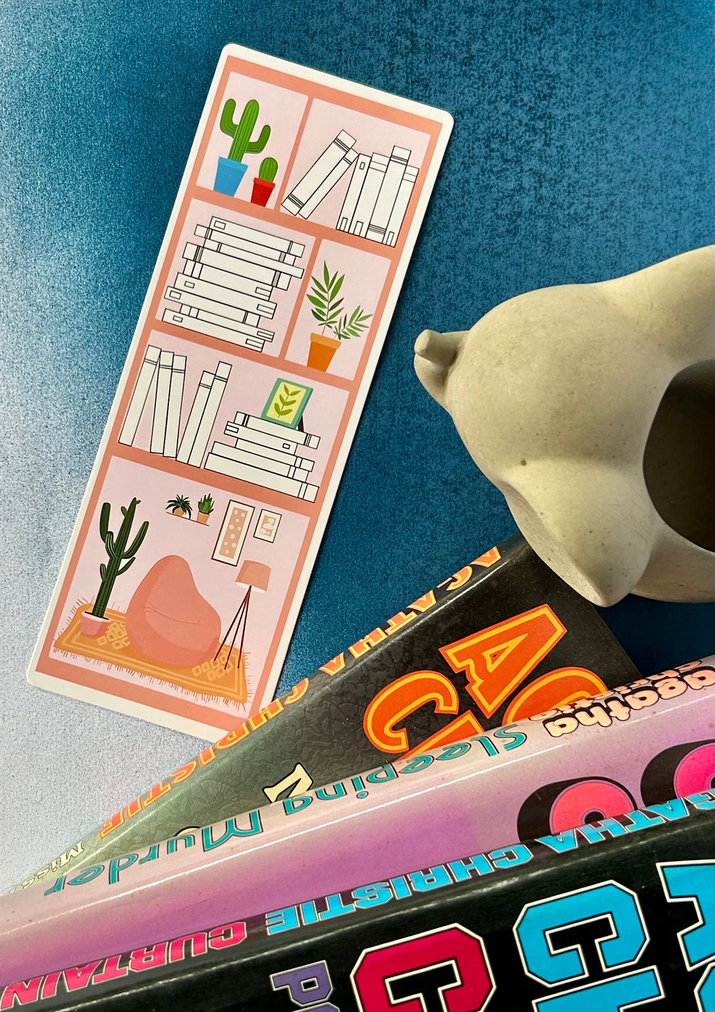 Bookshelf Tracker Bookmark: Track Your Literary Journey